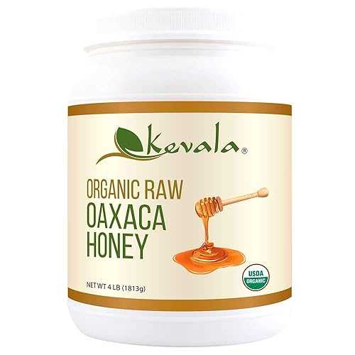 Kevala Organic Raw Oaxaca Honey 4 Lbs
