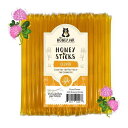 The Honey Jar プレーン生ハニースティック - 紅茶、コーヒー、または健康的なおやつ用の純粋なハニーストロー - スティックごとに小さじ1杯のフレーバーハニー - 米国製、本物の蜂蜜 - (100本) The Honey Jar Plain Raw Honey Sticks - Pure Honey