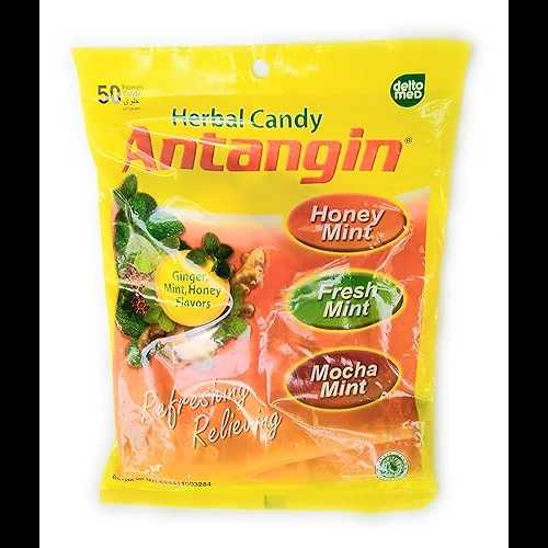 󥿥󥮥 ϡ֥ǥ 󥸥㡼ߥȡϥˡե졼С100  Antangin Herbal Candy Ginge...