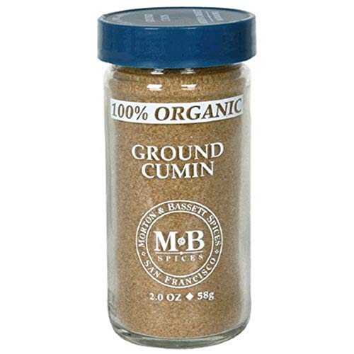Morton & Bassett オーガニック グラウンド クミン、2 オンス ジャー (3 個パック) Morton & Bassett Organic Ground Cumin, 2-Ounce Jars (Pack of 3)