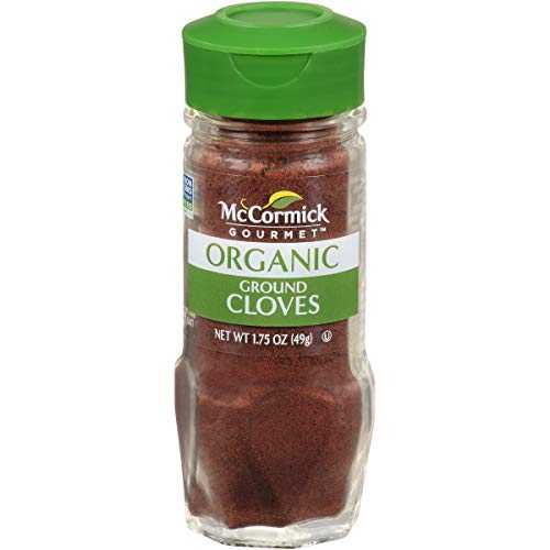 マコーミック グルメ オーガニック グラウンド クローブ、1.75 オンス (3 個パック) McCormick Gourmet Organic Ground Cloves, 1.75 oz (Pack of 3)