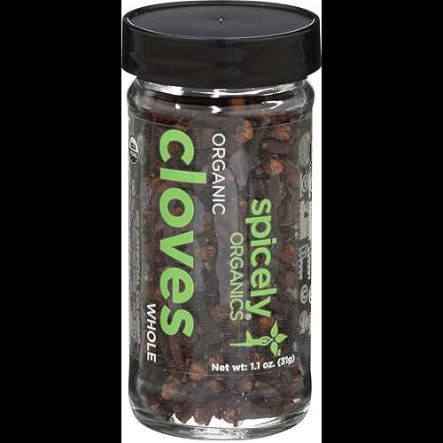 Spicely Organics Spicely Organic Cloves Whole 1.10 Ounce Jar Certified Gluten Free