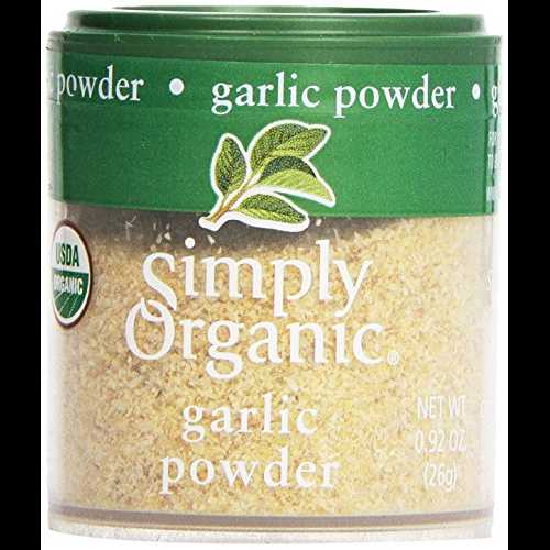 Simply Organic Garlic Powder, Certified Organic 0.92 oz Pack of 2 Allium sativum L.