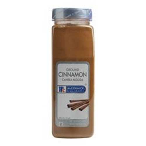 マコーミック グラウンド シナモン - 18 オンス 容器、1ケース6個入り McCormick Ground Cinnamon - 18 oz. container, 6 per case