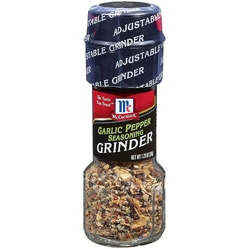 McCormick Garlic Pepper Seasoning Grinder, 1.23 oz (9 Pack)