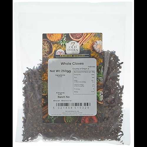 オールド インディア クローブ丸ごと 250 g Old India Whole Cloves 250 g