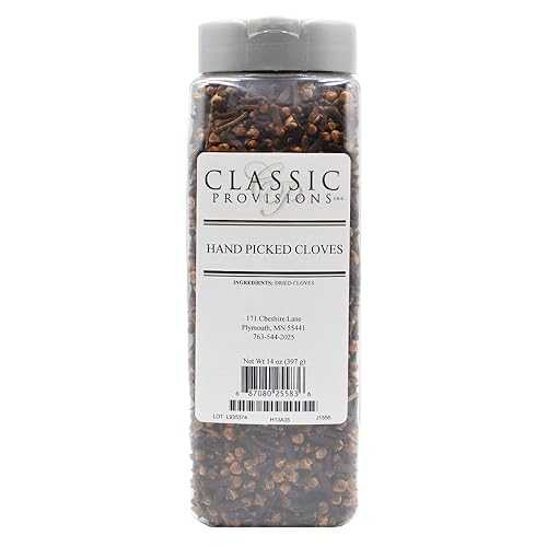 Classic Provisions Spices, Whole Cloves, 14 Ounce