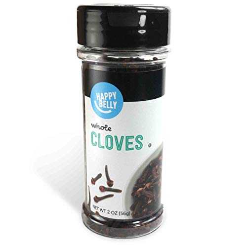 Amazon ブランド - ハッピーベリークローブ、丸ごと、2オンス Amazon Brand - Happy Belly Cloves, Whole, 2 Ounces