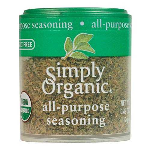 Simply Organic 万能調味料、オーガニック認証 0.42オンス 6個パック Simply Organic All-Purpose Seas..