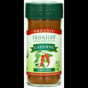 Frontier オーガニックレッドペッパー (カイエン)、粉砕、1.7 オンス容器 (4 個パック) Frontier Organic Red Pepper (Cayenne), Ground, 1.7-Ounce Container (Pack of 4)