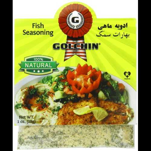 ゴルチン魚調味料、1オンス袋(12個パック) Golchin Fish Seasoning, 1-Ounce Bags (Pack of 12) ゴルチン魚調味料、1オンス袋(12個パック) Golchin Fish Seasoning, 1-Ounce Bags (Pack of 12)