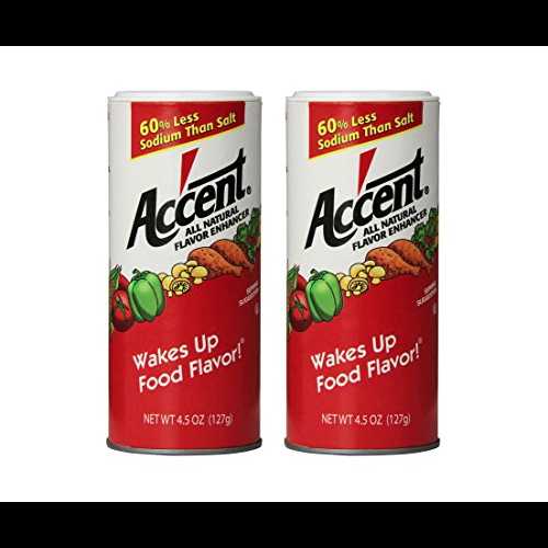アクセント フレーバー エンハンサー シェーカー - 4.5 オンス 各 - 2 パック Accent Flavor Enhancer Shaker - 4.5 Oz. Each - 2 Pack