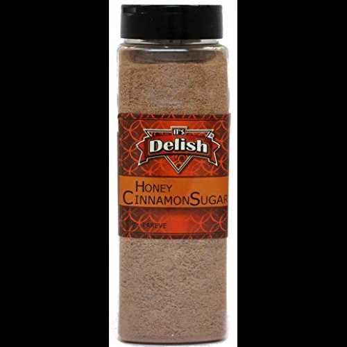 イッツデリッシュのハニーシナモンシュガー(大瓶) It's Delish Honey Cinnamon Sugar by Its Delish, (Large jar)