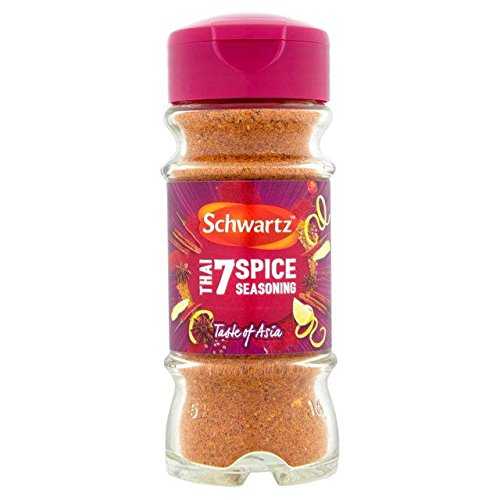 シュワルツ パーフェクト シェイク タイ 7 スパイス シーズニング ジャー - 52g (0.11ポンド) Schwartz Perfect Shake Thai 7 Spice Seasoning Jar - 52g (0.11lbs)