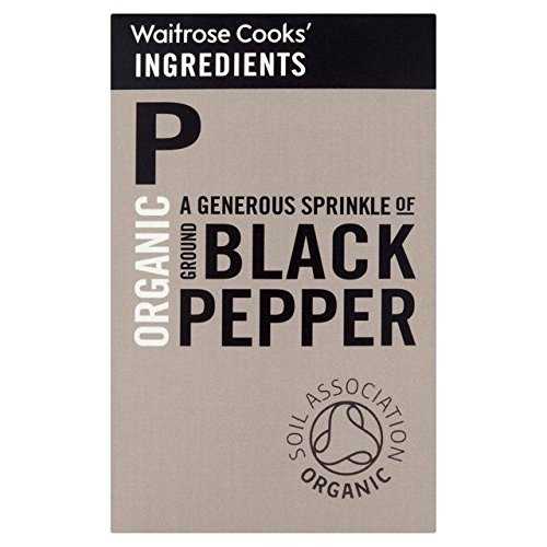 Cooks' Ingredients Organic Ground Black Pepper - 45g (0.1lbs)