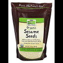 Now Foods 殻付きゴマ、1 ポンド (2 個パック) Now Foods Sesame Seeds Hulled, 1 lb (Pack of 2)