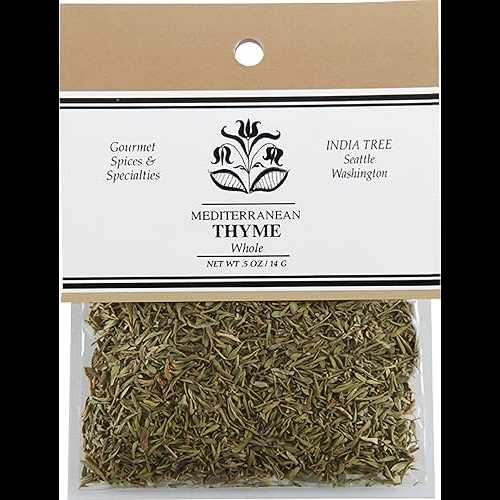 インディアツリータイム地中海、0.5オンス（6個パック） India Tree Thyme Mediterranean, 0.5-Ounce (Pack of 6)