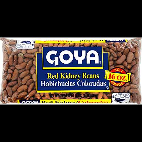 Goya Foods 赤インゲン豆、ドライ、16 オンス (24 個パック) Goya Foods Red Kidney Beans, Dry, 16 Ou..