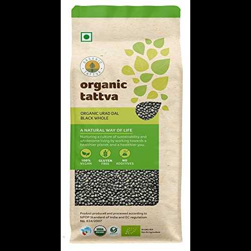 オーガニック Tattva (ウラド ダル) ブラックグラム全レンズ豆、500g USDA 認定 Organic Tattva (Urad Dal) Black Gram Whole Lentils, 500g Certified By USDA オーガニック Tattva (ウラド ダル) ブラックグラム全レンズ豆、500g USDA 認定 Organic Tattva (Urad Dal) Black Gram Whole Lentils, 500g Certified By USDA