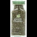 Simply Organic バジル認定オーガニック、0.54 オンス容器 Simply Organic Basil Certified Organic, 0.54-Ounce Container