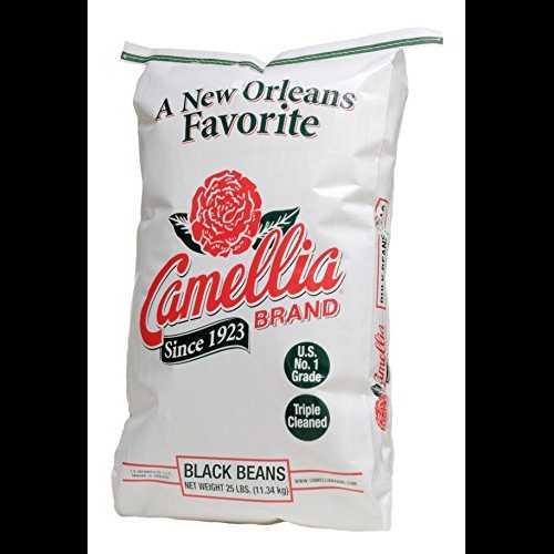 Camellia ブランド ドライ黒豆、25 ポンド袋 Camellia Brand Dry Black Beans, 25 Pound Bag