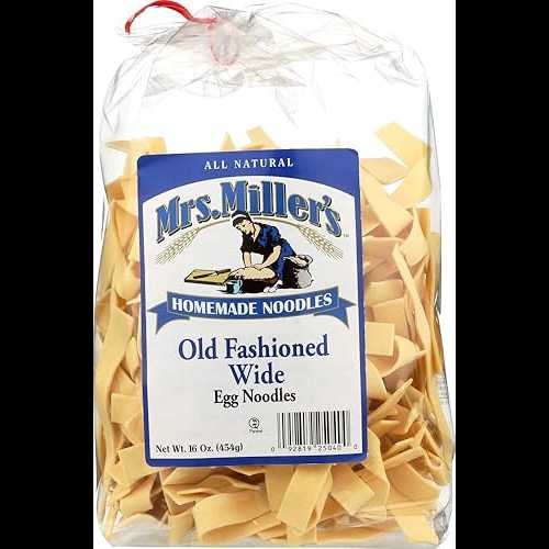 Mrs. Miller's オールナチュラル オールド ファッション エッグ ヌードル ワイド -- 16 オンス - 2 個 ..