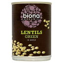 Biona Organic Green Lentils - 400g (0.88lbs)