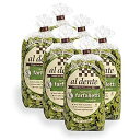 アルデンテほうれん草ファルファレッティ、14オンス(6個パック) AL DENTE Spinach Farfalletti, 14 Ounce (Pack of 6)