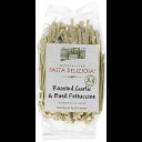 パスタデリツィオーサ!手作りパスタ、ローストガーリック&バジルフェットチーネ、12オンス Pasta Deliziosa! Handcrafted Pasta,...