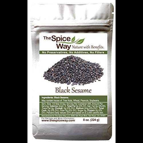 The Spice Way 黒ごま - 8 オンス The Spice Way Black Sesame Seeds - 8 oz The Spice Way 黒ごま - 8 オンス The Spice Way Black Sesame Seeds - 8 oz