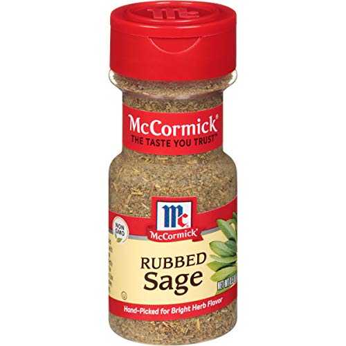 マコーミック ラブドセージ、0.5オンス McCormick Rubbed Sage, 0.5 oz