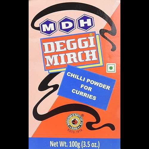 MDH デギ ミルチ (明るい赤唐辛子パウダー) 100 グラム MDH Deggi Mirch (Bright Red Chilli Powder) 100gram