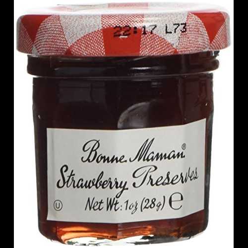 ボンヌ ママン ジャム プリザーブ ミニ ジャー、1 オンス (60 個パック) (ストロベリー、1 オンス (60 個パック)) Bonne Maman Jam Preserve Mini Jars, 1 Ounce (Pack of 60) (Strawberry, 1 Ounce (Pack of 60))