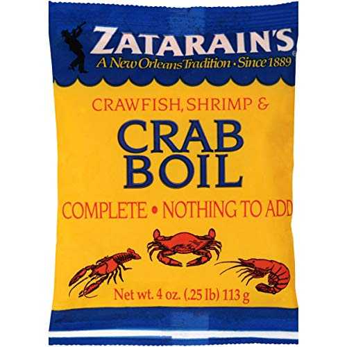ザタレインのカニとエビのボイル、味付け済み、4オンス Zataran's Zatarain's Crab & Shrimp Boil-Pre-Seasoned, 4 OZ