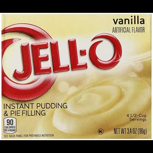 Jell-O Vanilla, Instant Pudding & Pie Filling, 3.4 oz, 6 pk Jell-O Vanilla, Instant Pudding & Pie Filling, 3.4 oz, 6 pk