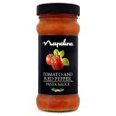 ナポリーナトマトと赤ピーマンのパスタソース (350g) - 2個入り Napolina Tomato and Red Pepper Pasta Sauce (350g) - Pack of 2