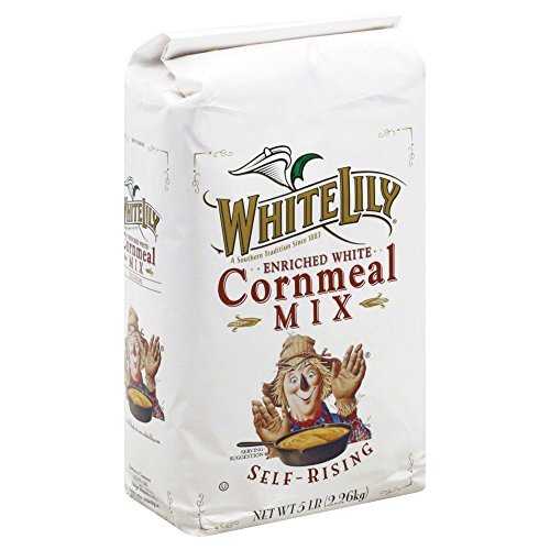 ホワイト リリー エンリッチド ホワイト セルフライジング コーンミール ミックス バッグ、5 ポンド White Lily Enriched White Self-Rising Cornmeal Mix Bag, 5 lb