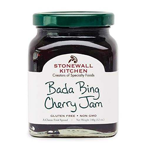 ストーンウォール キッチン バダ ビング チェリー ジャム、12オンス Stonewall Kitchen Bada Bing Cherry Jam, 12oz ストーンウォール キッチン バダ ビング チェリー ジャム、12オンス Stonewall Kitchen Bada Bing Cherry Jam, 12oz