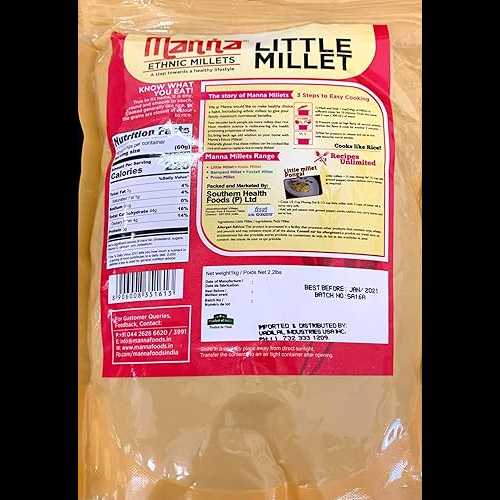 マナ リトル ミレット - 1 Kgs Manna Little Millet - 1 Kgs マナ リトル ミレット - 1 Kgs Manna Little Millet - 1 Kgs