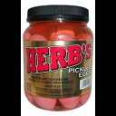 ハーブのピクルスエッグ 1/2 ガロン 32 オンス Herbs Herb's Pickled Eggs 1/2 Gallon 32 oz