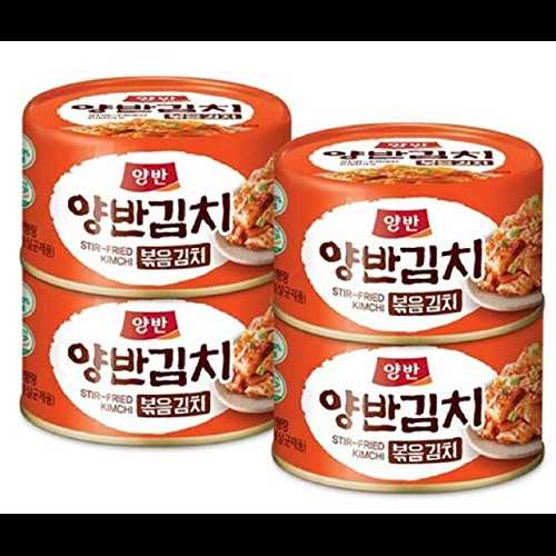 両班キムチ炒め缶 韓国キムチ(160g×4個) Dongwon YangBan Stir Fried Kimchi Can Korean Kimchi(160g x 4ea)