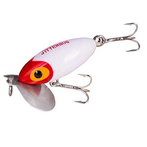 アーボガスト ジッターバグ ホワイト レッド ヘッド Arbogast Jitterbug White Red Head アーボガスト ジッターバグ ホワイト レッド ヘッド Arbogast Jitterbug White Red Head