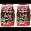 Shirakiku Miso Aka (red) Soy Bean Paste, 35.2-Ounce Bags (Pack of 2)