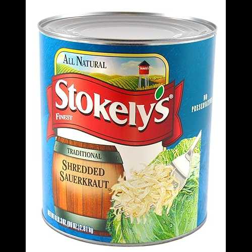 ストークリス ファンシー ザワークラウト - いいえ。10缶、1ケース6缶入りです。 Seneca Foods Corporation Stokelys Fancy Sauerkraut - no. 10 can, 6 cans per case.
