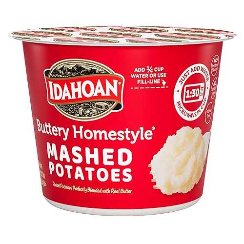 楽天Glomarketアイダホアン マッシュポテト、バター風味のホームスタイル、1.5 オンス （12 個パック） Idahoan Mashed Potatoes, Buttery Homestyle, 1.5 Ounce （Pack of 12）