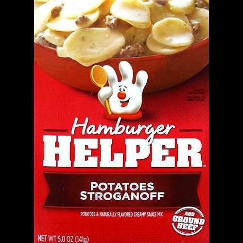 Betty Crocker POTATOES STROGANOFF Hamburger Helper 5oz (10 Pack)