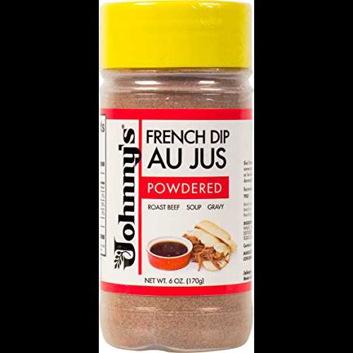 Johnny's フレンチ ディップ オー ジュ パウダー、6 オンス、(6 個パック) Johnny's French Dip Au Jus Powder, 6 Oz, (Pack of 6) Johnny's フレンチ ディップ オー ジュ パウダー、6 オンス、(6 個パック) Johnny's French Dip Au Jus Powder, 6 Oz, (Pack of 6)