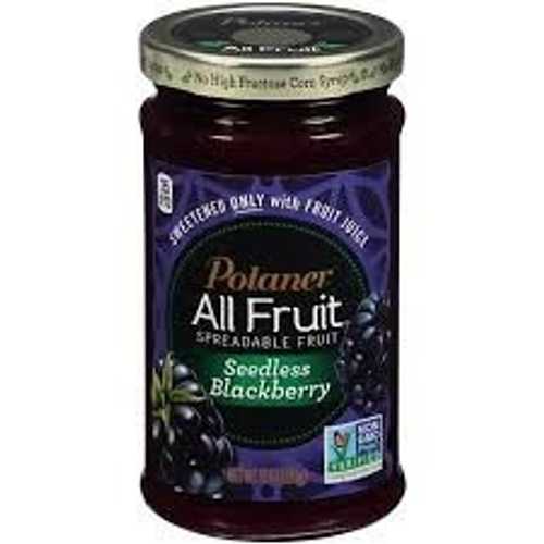 ポラナー オール フルーツ 10 オンス ジャー シードレス ブラックベリー Polaner All Fruit 10oz Jar Seedless Blackberry