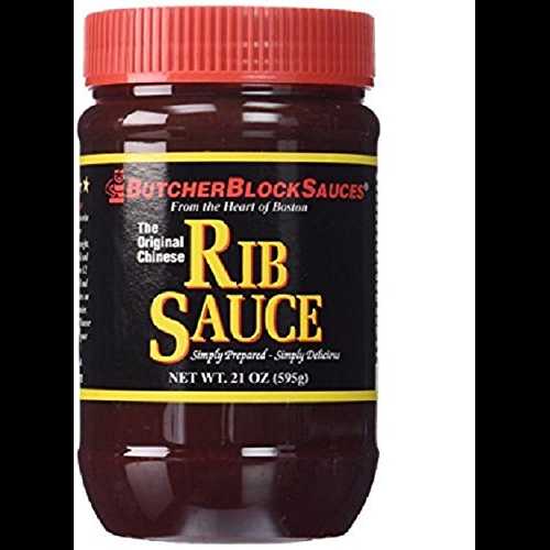 ブッチャーブロック レギュラーリブソース、21オンス Butcher Block Regular Rib Sauce, 21 oz