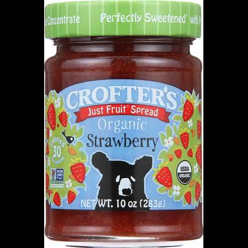 Crofters オーガニック ジャスト フルーツ スプレッド ストロベリー -- 10 オンス - 2 個 Crofter's Organic Crofters Organic Just Fruit Spread Strawberry -- 10 oz - 2 pc